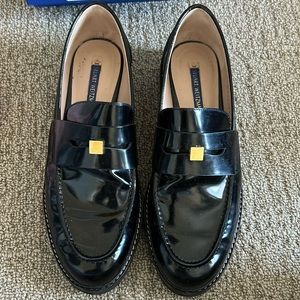 Stuart Weitzman black loafers 8.5